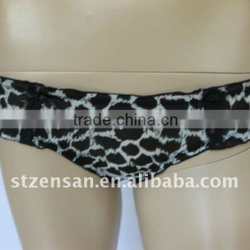 2015 women sexy animal print underwear