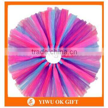 Professional Classical Ballet Tutu Dress With Rainbow Colors for Baby Girls photo-2