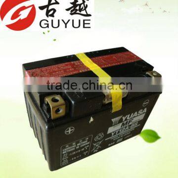 maintenance free motorcycle battery YT12A-BS