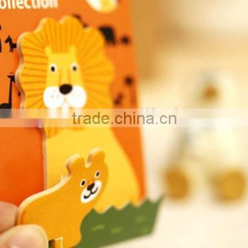 custom Self-Adhesive Feature cartoon magnetic die cut sticky notes