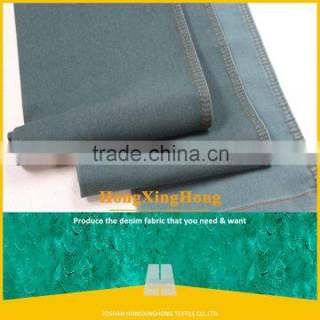 wholesale dark green stone washed denim fabric to Bengal