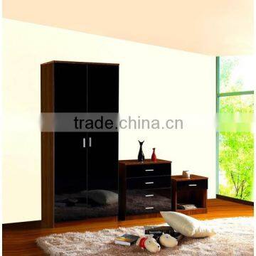 UK Market Hot Selling Bedroom Sets Modern Design Wooden Almirah