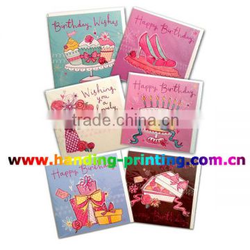 supply different style greeting card printing