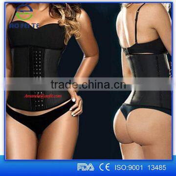 Slimming women's body shaper neoprene waist trainer corset