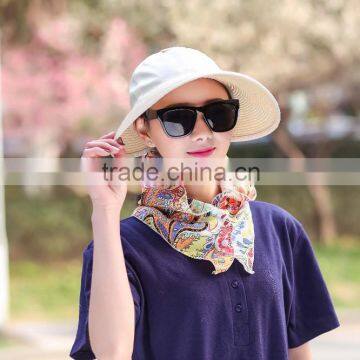 fashion cheap foldable hat promotion visor ladies hats wholsale