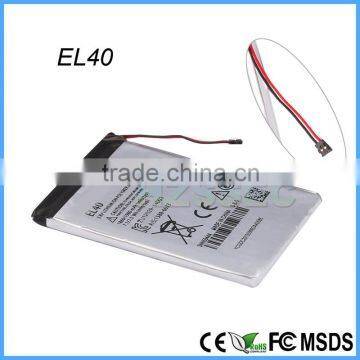 Original Replacement Lithium EL40 Mobile Battery for Motorola XT830C XT1019 3.8V 1980 MAh photo-3