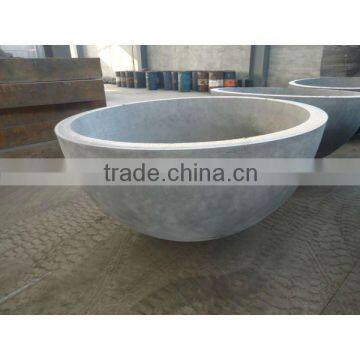 carbon steel hemispherical dish head tank cover for boiler equipment