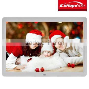 High quality 15 inch bulk digital photo/picture frame with remote control