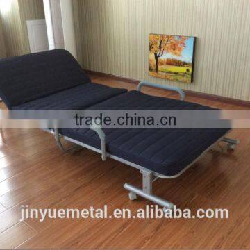 Cushion Folding Iron Bed