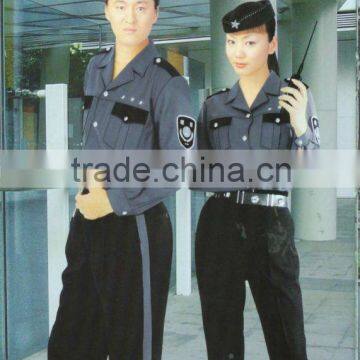 Customer-made 35%cotton beads fan security guard uniform