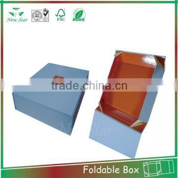 foldable gift paper box, folding box for candy with magnetic closure