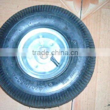 3.00-8 Wheel / 3.00-8 Rubber Wheel With Red Rim and 13x3 Wheel photo-3