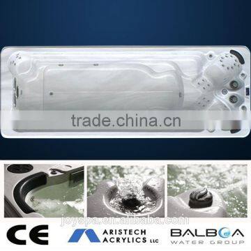 Big Size Outdoor Use Freestanding Guangzhou Endless Swim Spa Neck Massage Jets Whirlpool Spa JY8602 photo-2