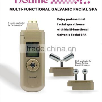 galvanic handheld at home skin tightening machine facial muscle stimulator b2b site