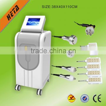 Guangzhou HETA Ultrasond cavitation RF laser dissolve fat body slimming machine