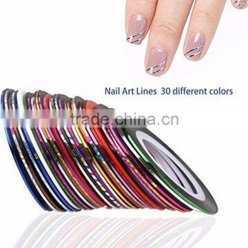Beauty Nail Sticker Multicolor Nails Striping Tape Line DIY Nail Beauty Art Tips Decoration Sticker photo-2