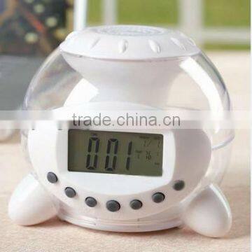 7 color light alarm clock with nature sound