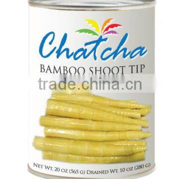 Bamboo shoot tip whole in water