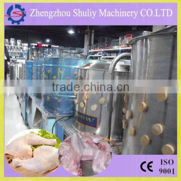 Automatic chicken plucking machine