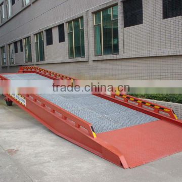 10T mobile hydraulic forklift CE container load ramp