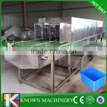 Automatic machine for washing crate,washing machine for plastic basket