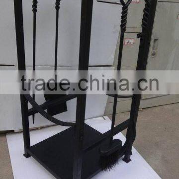 wrought iron Sling Wood Holder fireplace tools