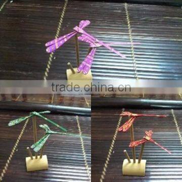 Small balancing bamboo dragonfly