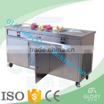 removableGL-F800N double pan fried ice cream machine /fried ice cream machine