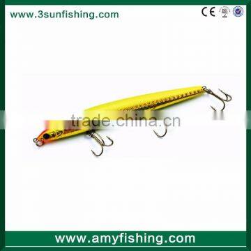 Plastic Pencil style fishing lure hard fishing lure