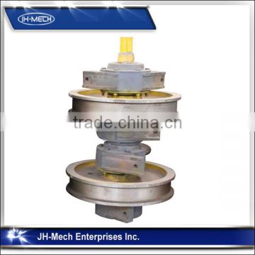 Good machied double flange gantry crane wheels