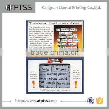 Novelty Creative Magnetic Poetry Kit Beer Kit photo-2