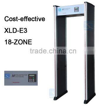 18 ZONES Security Archway Door Frame Walk Through Metal Detector gate XLD-E3