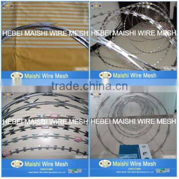 real manufacture ultra fine Razor Barbed wire mesh