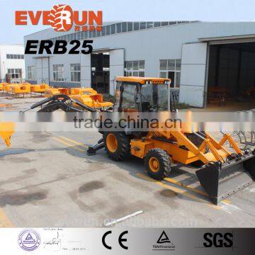 Hydraulic Polit Control EVERUN 4WD Backhoe Loader for Sale photo-4