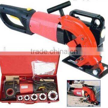 Portable Pipe Thread Machine with Pipe Cutter