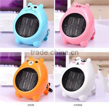 Promotion Portable Cartoon Mini heater small Desktop electric heater