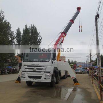 8*4 SINOTRUK HOWO Heavy Duty Road Recovery Truck 30ton photo-2