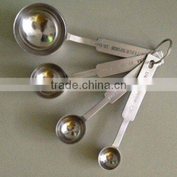 4PC STAINLESS STEEL MEASURING SPOONS