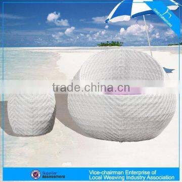 Leisure Garden Sunbed Wicker Beach Sun Bed photo-2