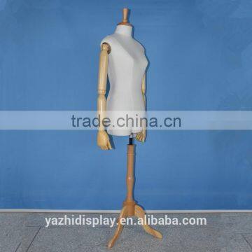 Wooden Arm Fabric Mannequin Female for Sale photo-2
