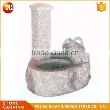 High Quality Granite Fountain With Water Jet