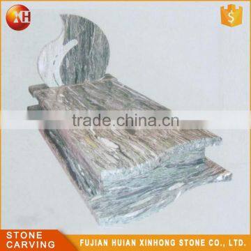 High Quality Granite Carve Rose Headstone photo-2