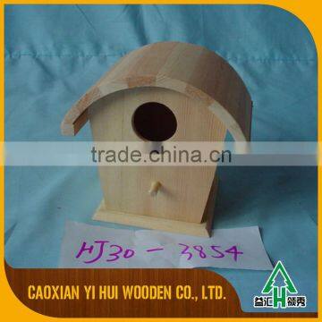 Crafts Hang Garden Wooden Bird House Feeder photo-2