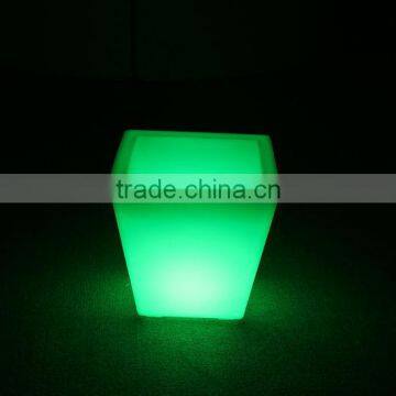 Led Square Flower Pot/Fashionable Rechargable Led Flower Pot/Large Led Flower Pot photo-4