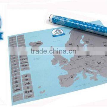 CT-749 World Map of Europe Fun essential tour map new European version of travel Map