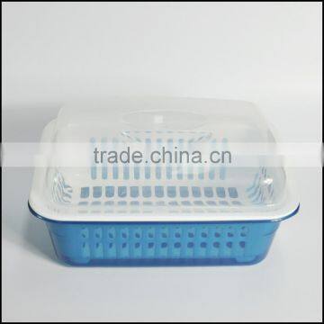 Wholesale foldable plastic fancy basket with lid for beautiful life