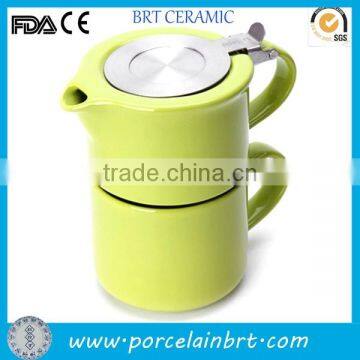 Cheap wholesale teapot and cup in one