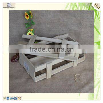 Wholesale String Handle Wooden Fruit Wine Gift Crate Box photo-4