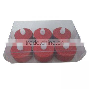 X-mas Battery Operated Led Candle Tea Light Golden Red Silver photo-4