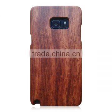 Hot Selling Natural Real Two Part Rose Wood Phone Cases for Samsung Note7